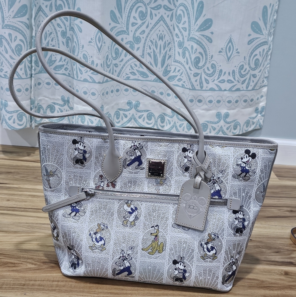 Dooney & Bourke Platinum  Disney 100 Yr Anniversary Tote